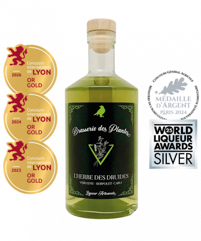 Liqueur verveine artisanal, l'herbe des druides