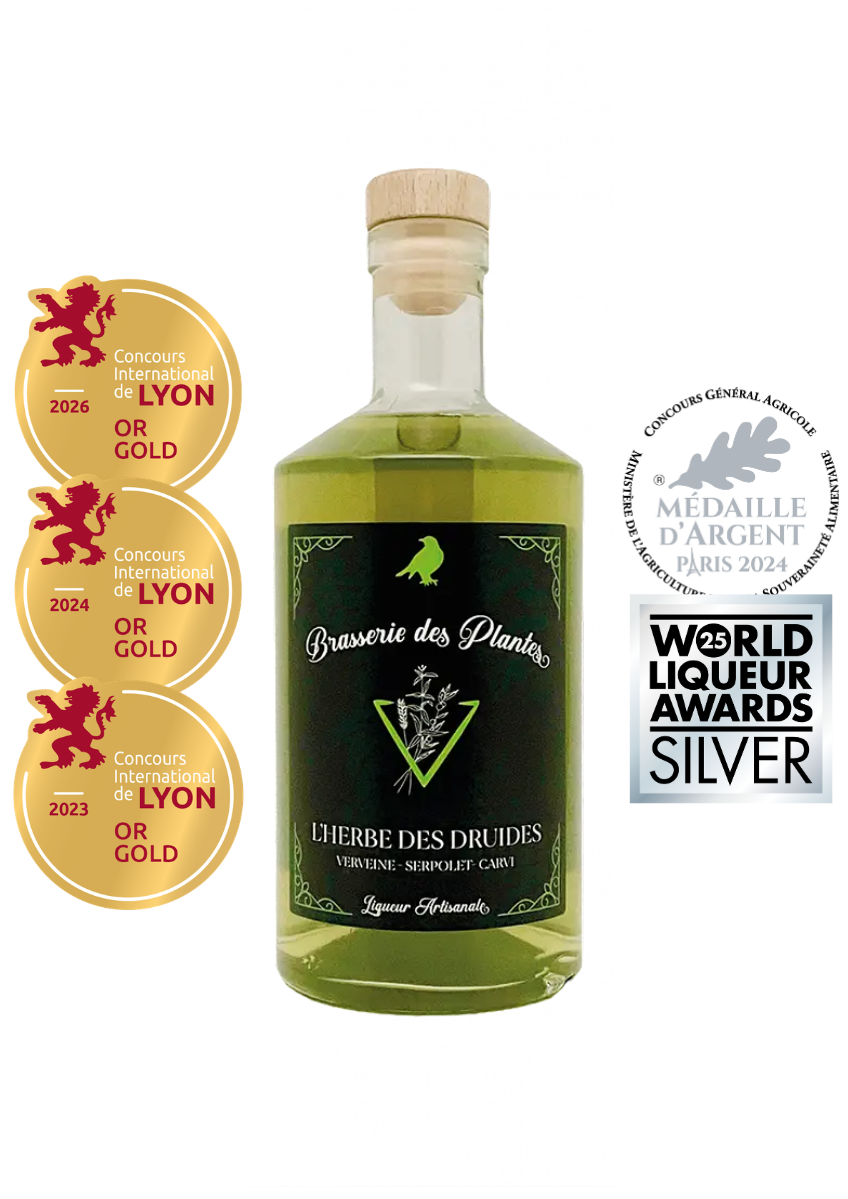 Liqueur verveine artisanal, l'herbe des druides